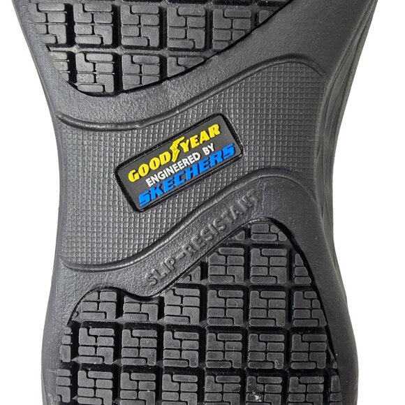 Skechers Womens Slip Resistant Casual Comfort Shoes Oula Black Lightweight - Picture 12 of 16